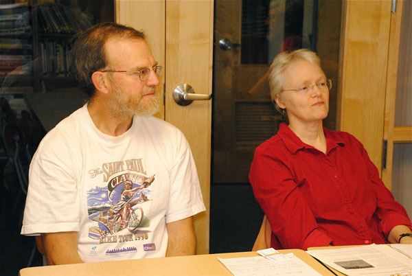 Jim L and Mary J P, Peace & Social Concerns Meeting