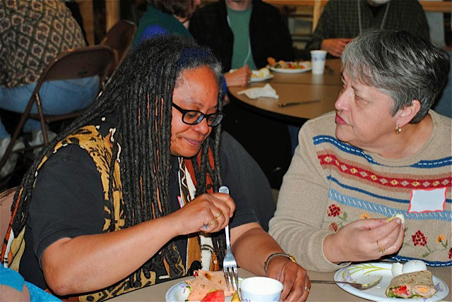 Sharon and Barb M Potluck